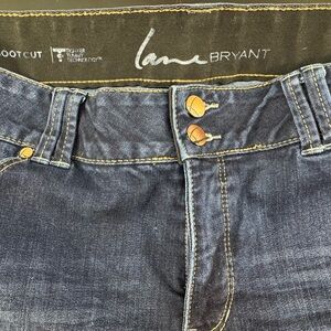 LANE Bryant tighter tummy fit-high rise boot 14 Tall